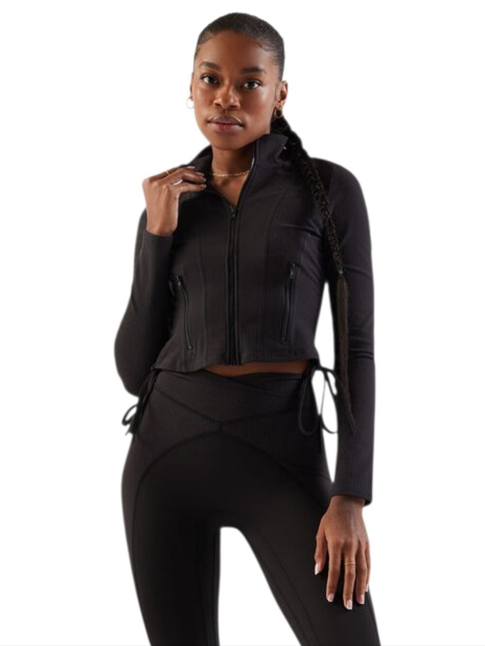 Pacsun GRIP Black Active Cinched Free Form Jacket